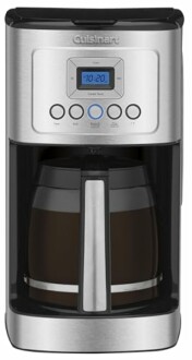 Cuisinart coffee maker with digital display and glass carafe